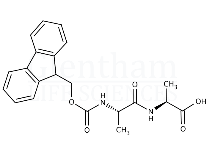 Structure for Fmoc-Ala-Ala-OH (87512-31-0)