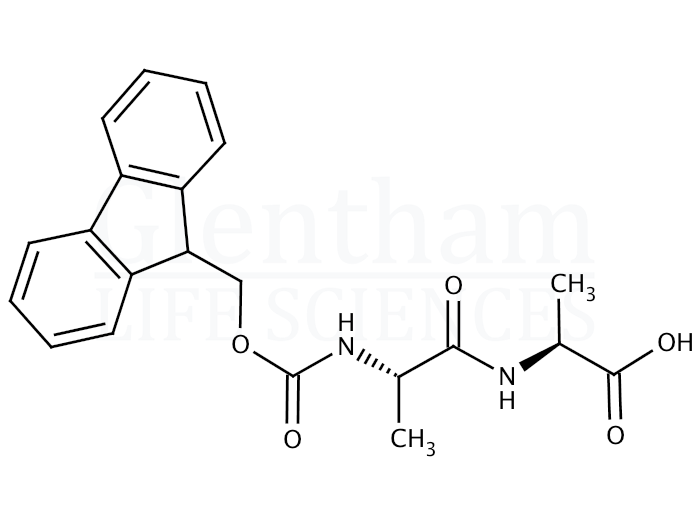 Fmoc-Ala-Ala-OH Structure