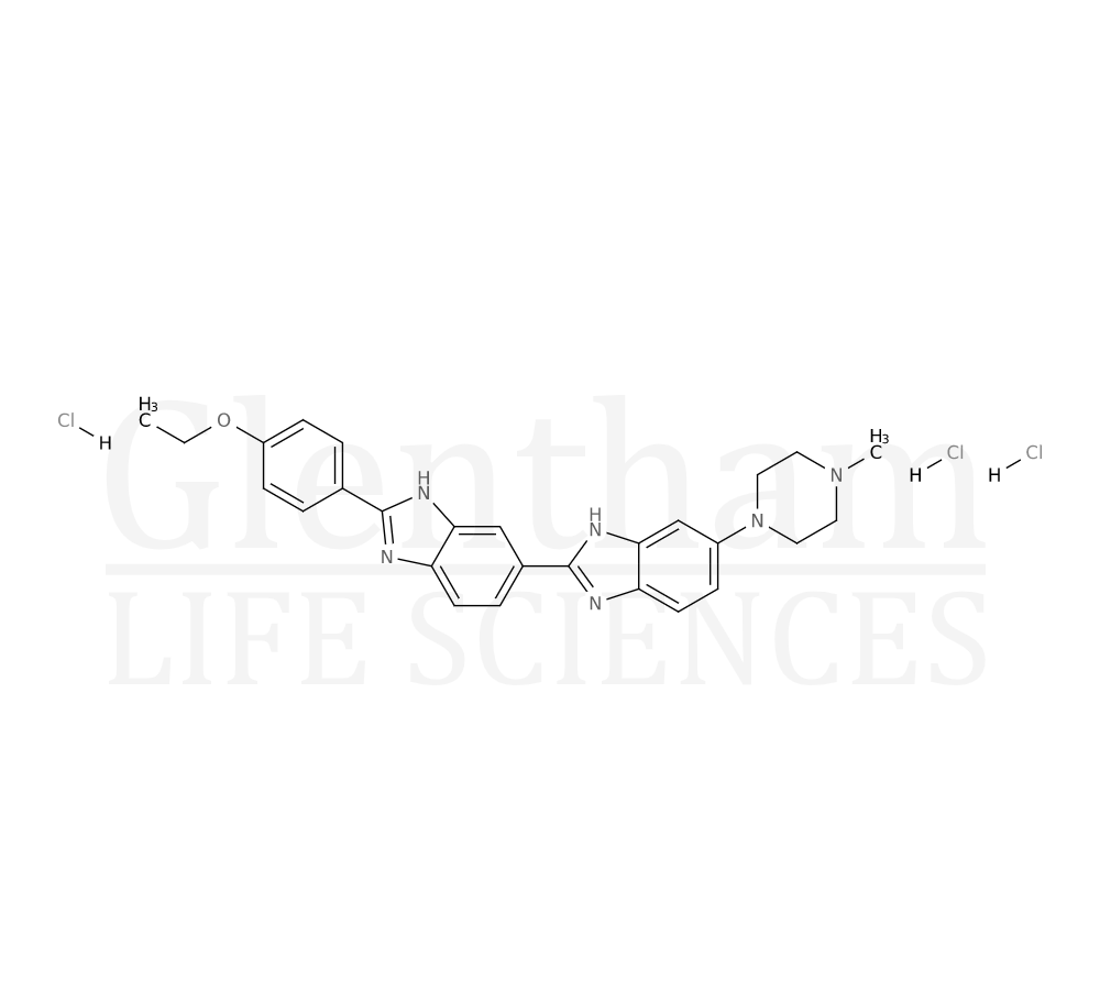 Structure for  Hoechst 33342  (875756-97-1)