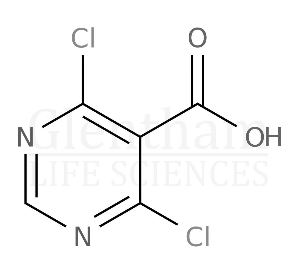 4,6-Dichloropyrimidine-5-carboxylic acid Structure