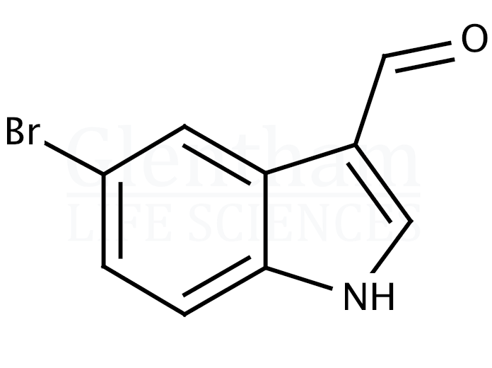 5-Bromoindole-3-carboxaldehyde Structure
