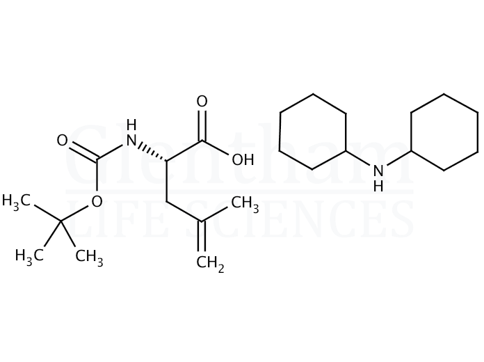Structure for Boc-4,5-dehydro-Leu-OH dicyclohexylammonium salt (87720-54-5)