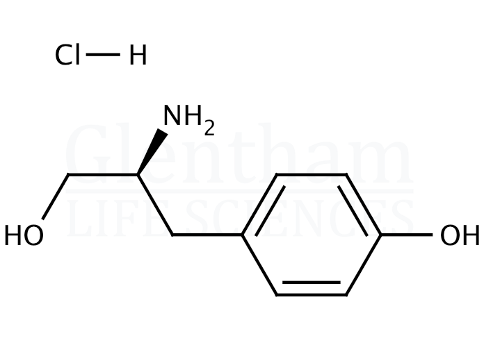 Structure for L-Tyrosinol hydrochloride
