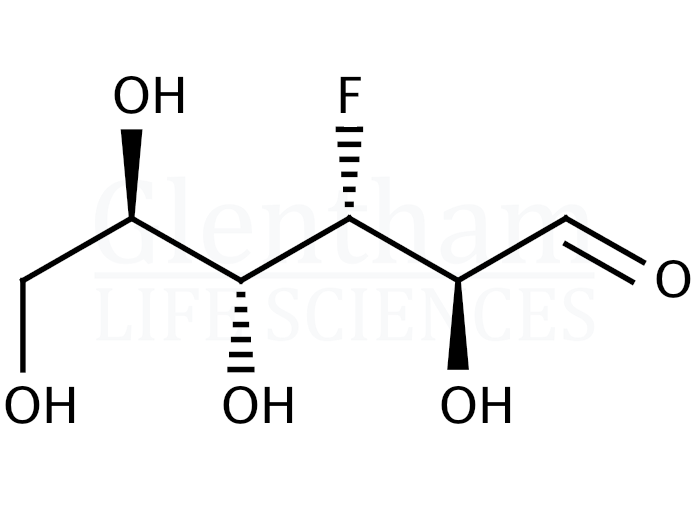Structure for 3-Deoxy-3-fluoro-D-mannose