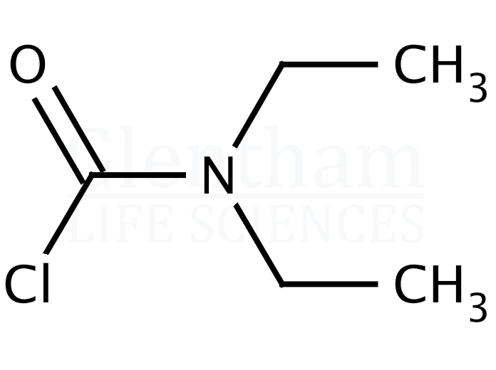 Diethylcarbamyl chloride Structure
