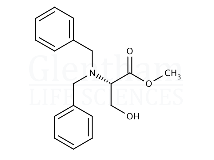 N,N-Dibenzyl-L-serine methyl ester  Structure