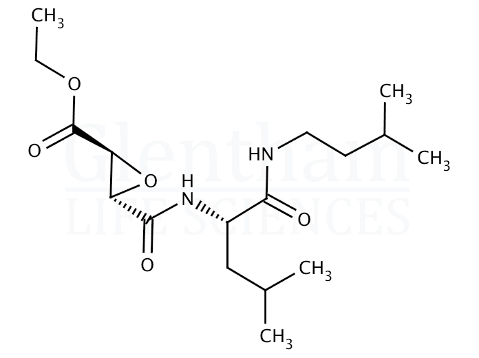 Structure for  E-64d protease inhibitor  (88321-09-9)