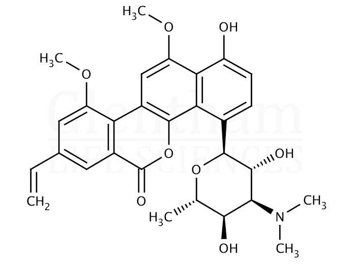 Structure for O-Deacetylravidomycin (88580-27-2)