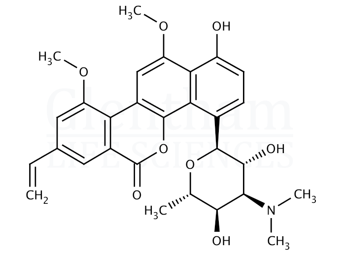 Structure for  O-Deacetylravidomycin  (88580-27-2)