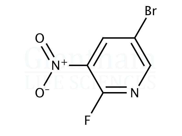 5-Bromo-2-fluoro-3-nitropyridine Structure