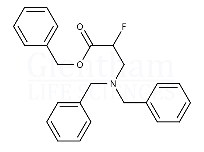 Benzyl 3-N,N-Dibenzylamino-2-fluoropropanoate Structure