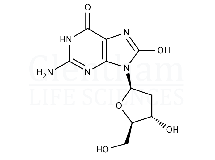 2''-Deoxy-8-oxoguanosine Structure