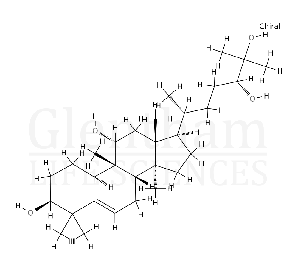 Structure for  Mogrol  (88930-15-8)