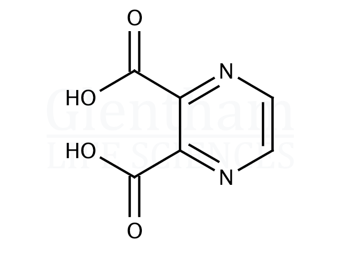 2,3-Pyrazinedicarboxylic acid Structure
