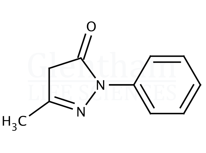1-Phenyl-3-methyl-5-pyrazolone Structure