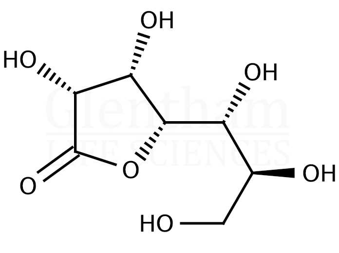 Structure for D-Glucoheptonic acid-1,4-lactone