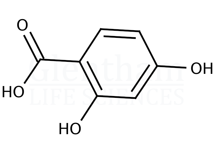 2,4-Dihydroxybenzoic acid Structure