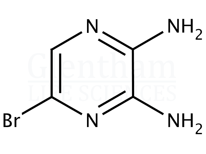 5-Bromopyrazine-2,3-diamine Structure