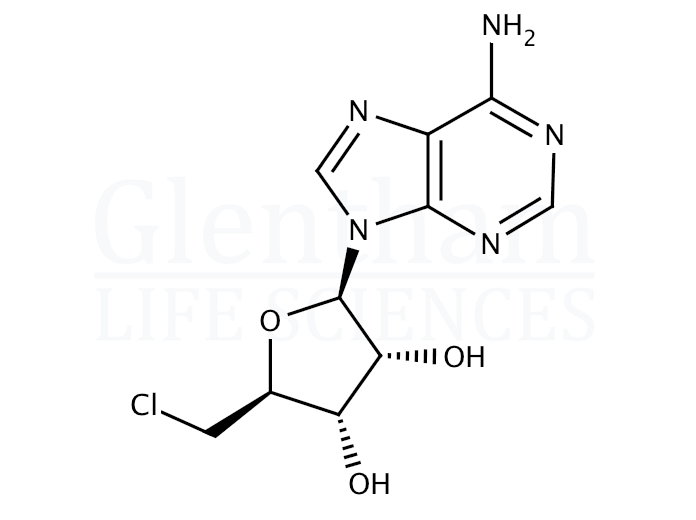 Structure for 5''-Chloro-5''-deoxyadenosine