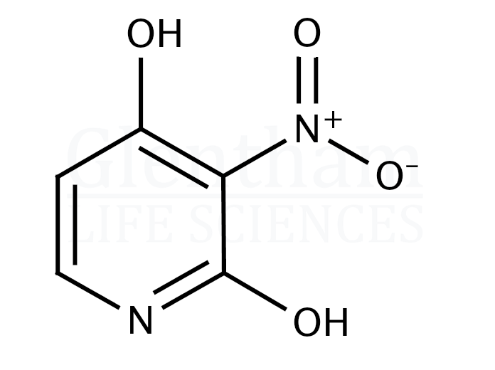 2,4-Dihydroxy-3-nitropyridine Structure