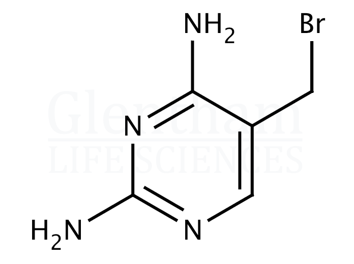 2,4-Diamino-5-(bromomethyl)pyrimidine Structure