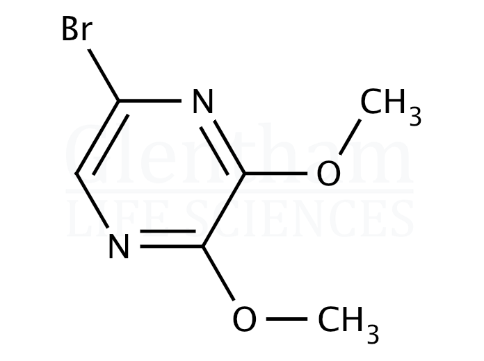5-Bromo-2,3-dimethoxypyrazine Structure