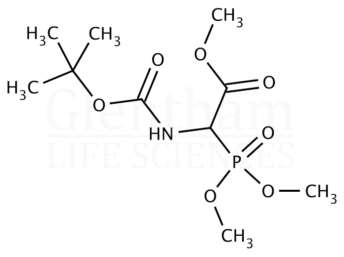 Structure for (±)-Boc-α-phosphonoglycine trimethyl ester