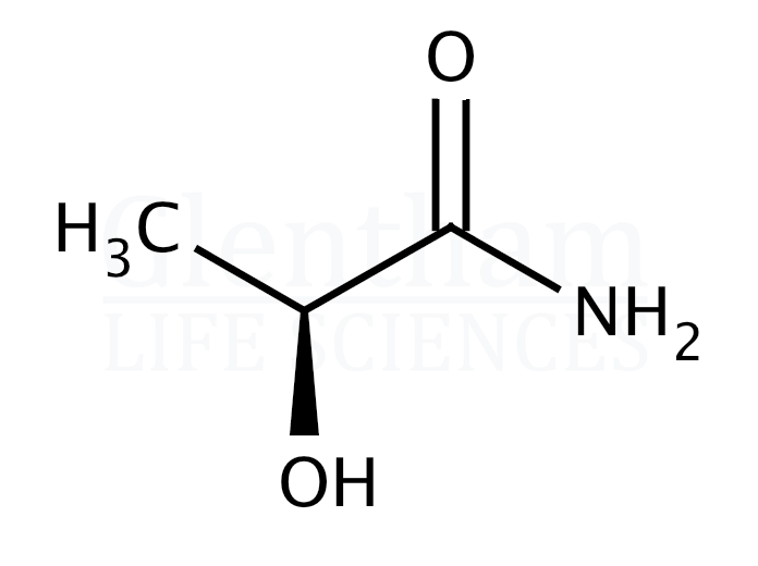(S)-(-)-Lactamide Structure