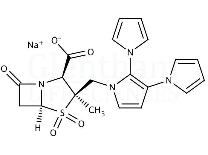 Tazobactam sodium salt Structure