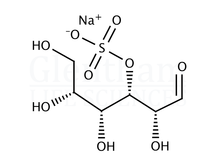 D-Glucose 3-sulfate sodium salt Structure