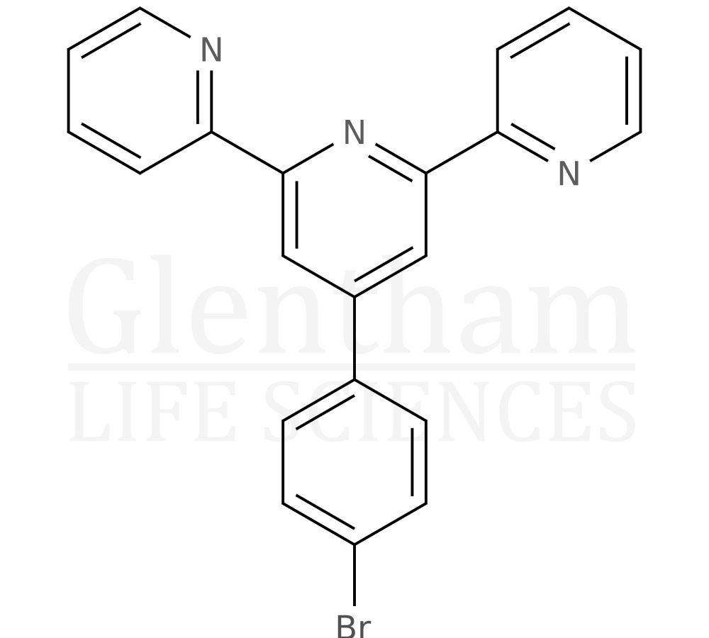 4''-(4-Bromophenyl)-2,2'':6'',2''''-terpyridine Structure