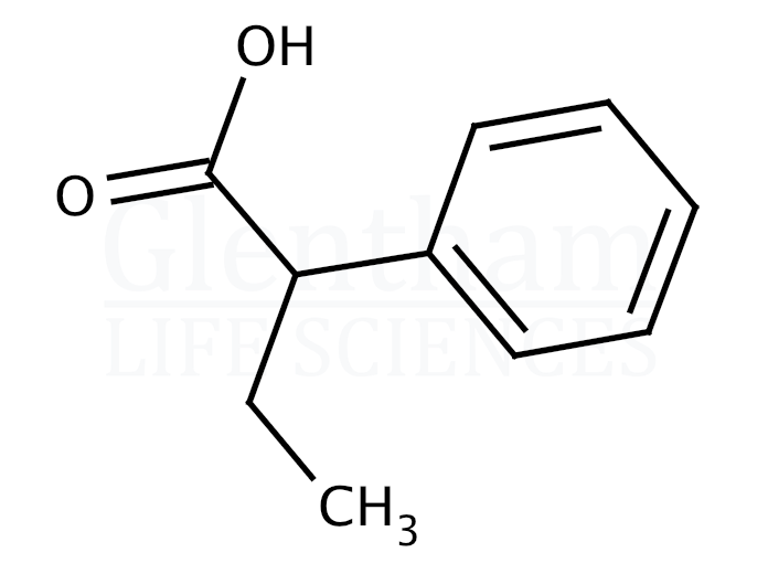 2-Phenylbutyric acid Structure