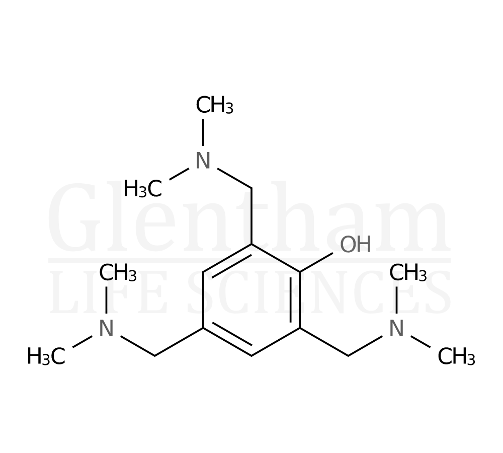 2,4,6-Tris(dimethylaminomethyl)phenol Structure