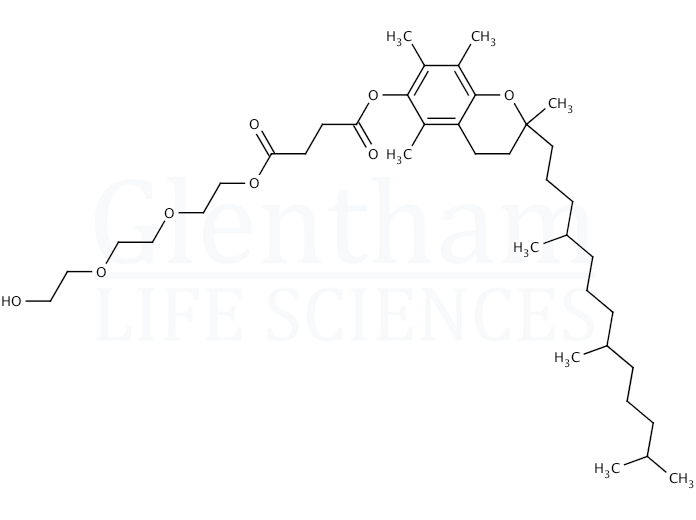 D-alpha-Tocopherol polyethylene glycol 1000 succinate, USP/NF grade Structure