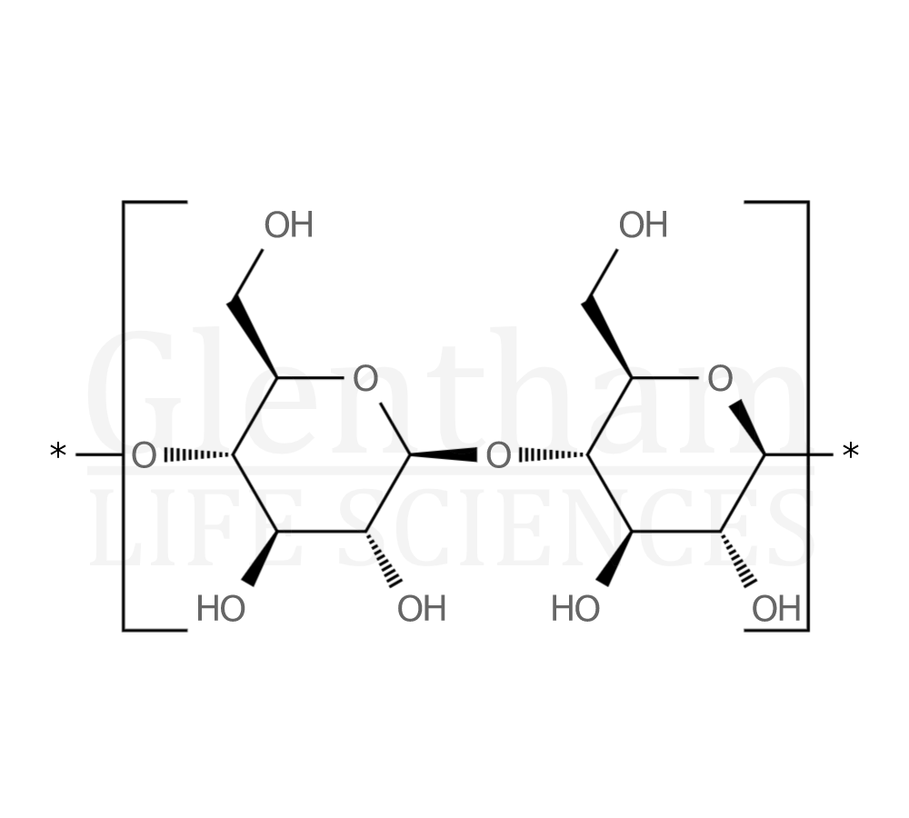 Cellulose, microcrystalline powder, 50 micron Structure