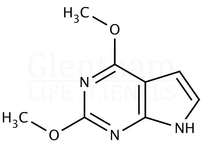 Structure for  2,6-Dimethoxy-7-deazapurine  (90057-09-3)