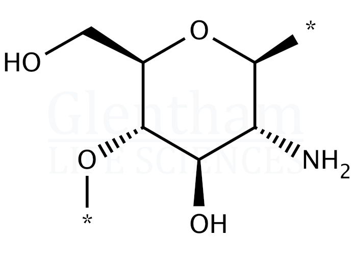 Structure for Chitosan (5 cps); ultra low molecular weight