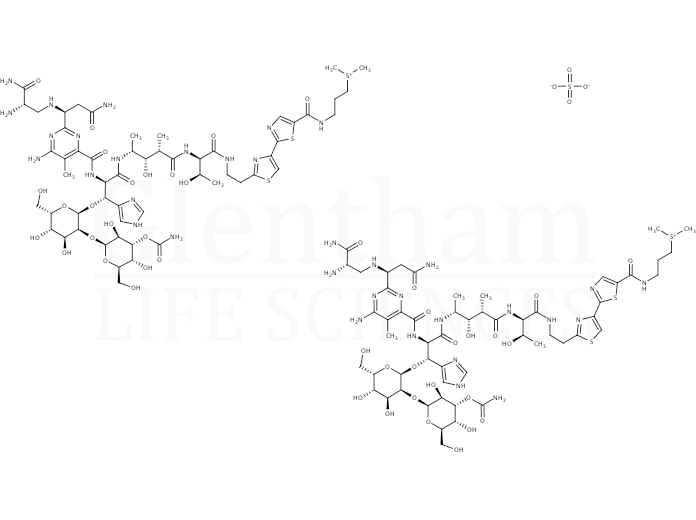 Structure for Bleomycin sulfate (9041-93-4)