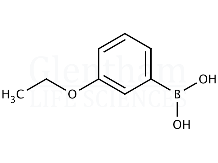 Structure for  3-Ethoxyphenylboronic acid  (90555-66-1)