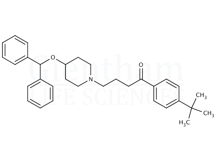 Structure for  Ebastine  (90729-43-4)
