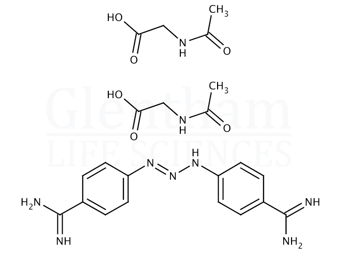 Structure for Diminazene diaceturate (908-54-3)