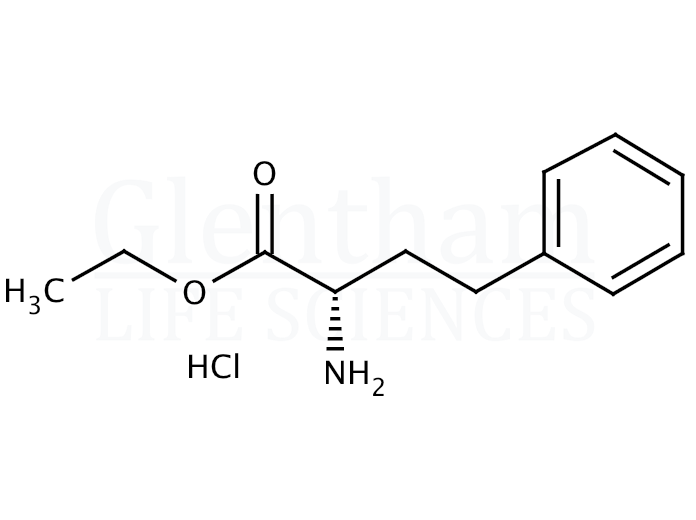 (S)-(+)-2-Amino-4-phenylbutyric acid ethyl ester hydrochloride Structure