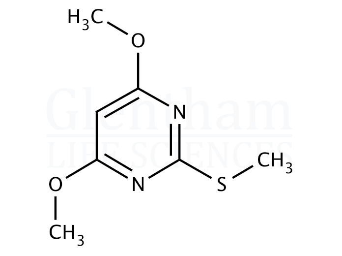 4,6-Dimethoxy-2-methylthiopyrimidine Structure