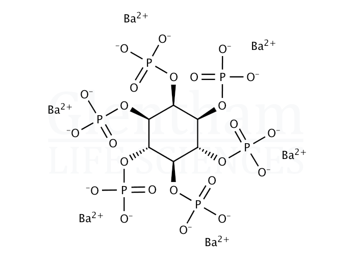 Structure for Phytic acid hexabarium salt