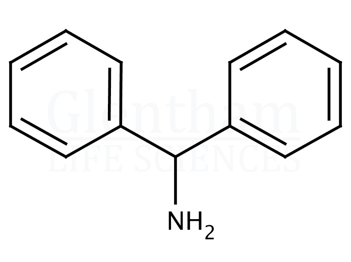 Benzhydrylamine (Aminodiphenylmethane) Structure