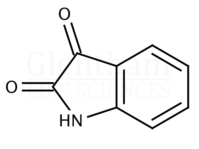 Structure for  Isatin  (91-56-5)