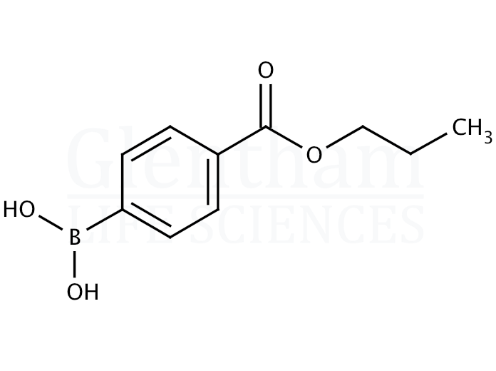 Structure for 4-(Propoxycarbonyl)phenylboronic acid