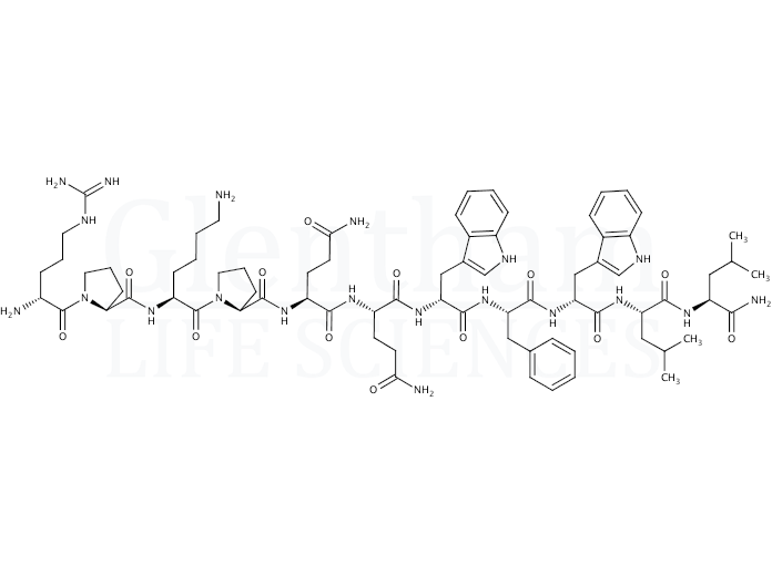 Structure for [D-Arg1, D-Trp7,9, Leu11]-Substance P