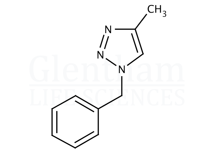 Structure for  4-Methyl-1-phenylmethyl-1H-1,2,3-triazole  (91258-00-3)