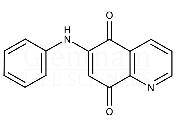 Large structure for  6-Anilinoquinoline-5,8-quinone  (91300-60-6)